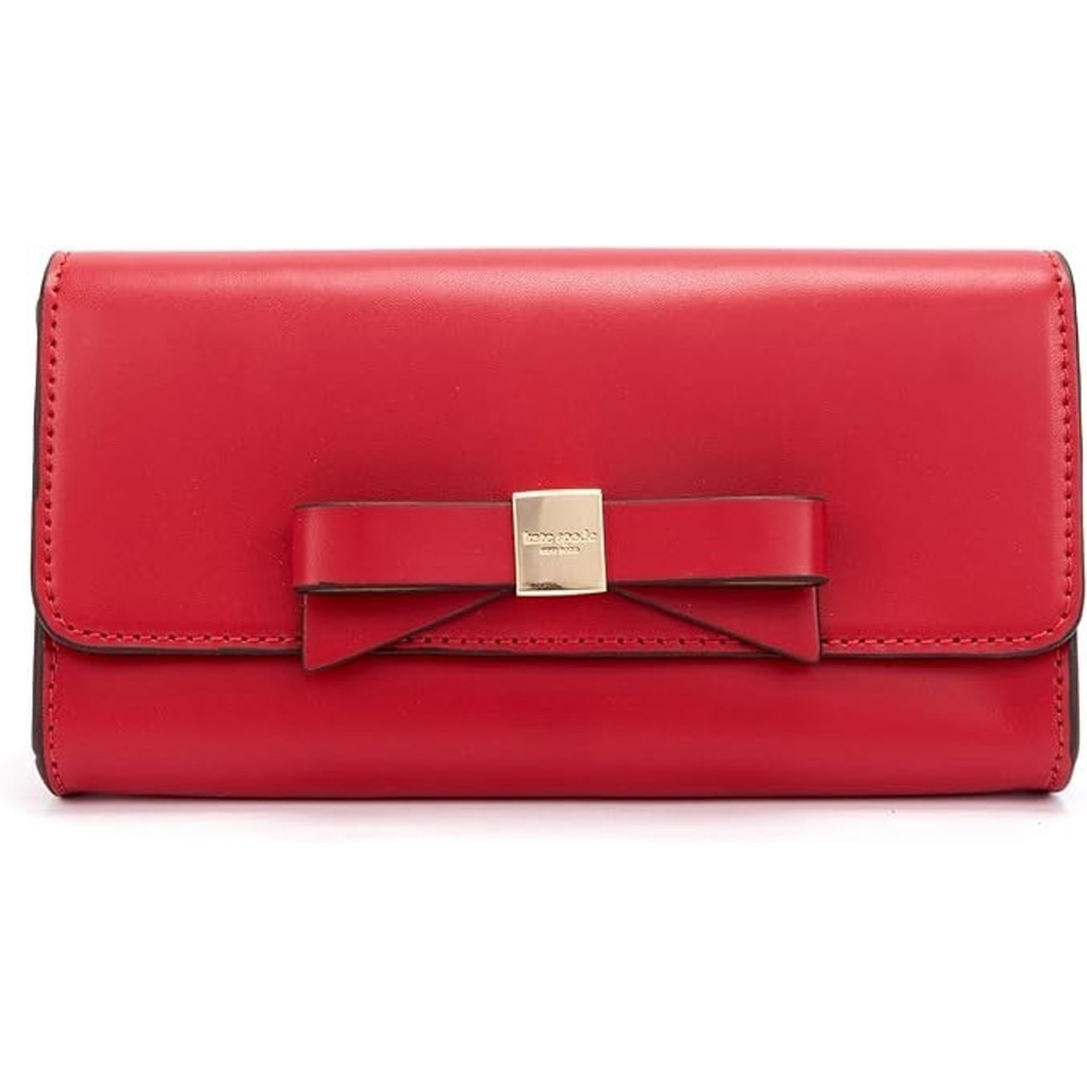 Kate Spade Red Adjustable Bow Leather Convertible Belt Bag Size S